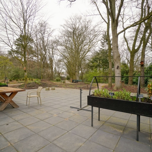 Het terras van Theetuin het Klooster